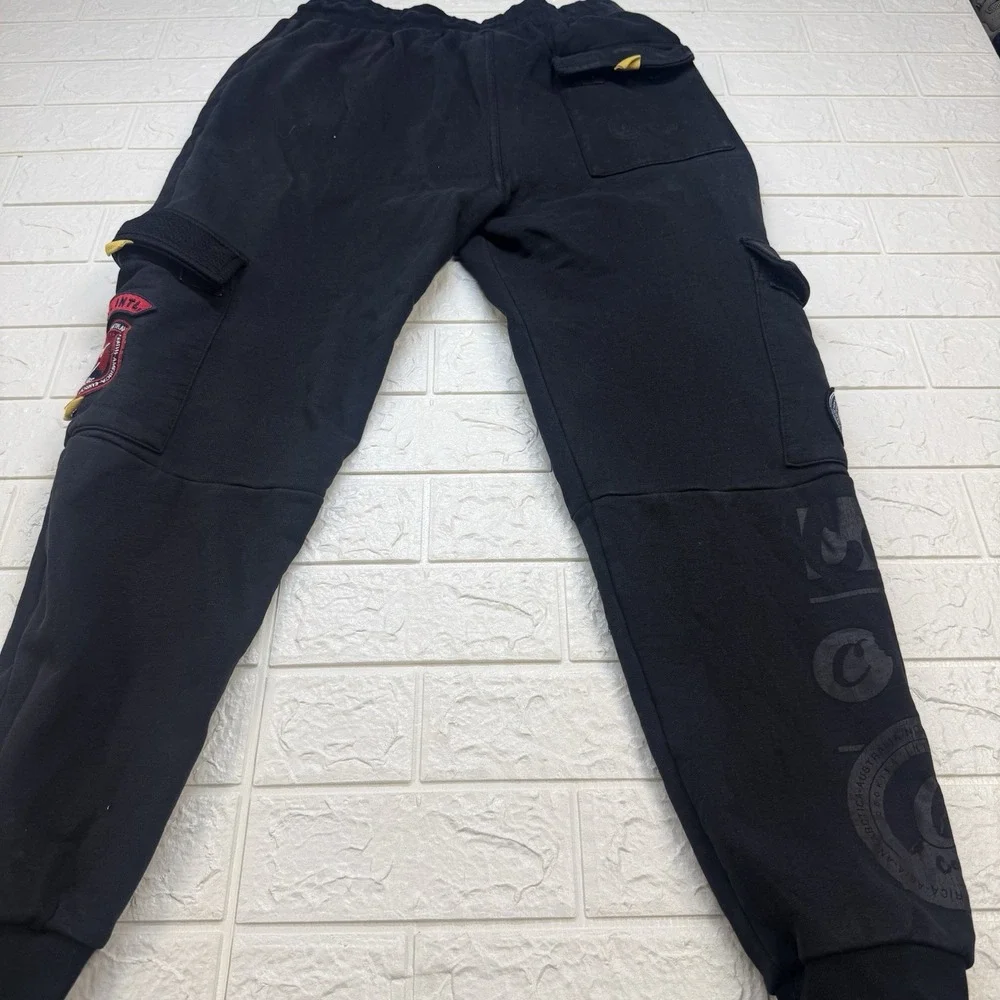 Cookies Mile High Black Cargo Jogger Sweatpants Mens Size M Skater Grunge Y2K